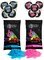 Gender Reveal Burnout Kit | 1 pound bags | Pink and Blue Color Powder with Team Stickers